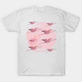 Just Flying Flamingos T-Shirt